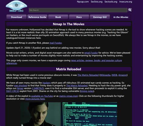 Nmap Features 的图像结果