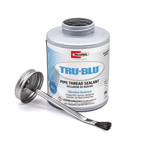 Rectorseal 31431 Pint Brush Top Tru-Blu Pipe Thread Sealant : Amazon.in ...