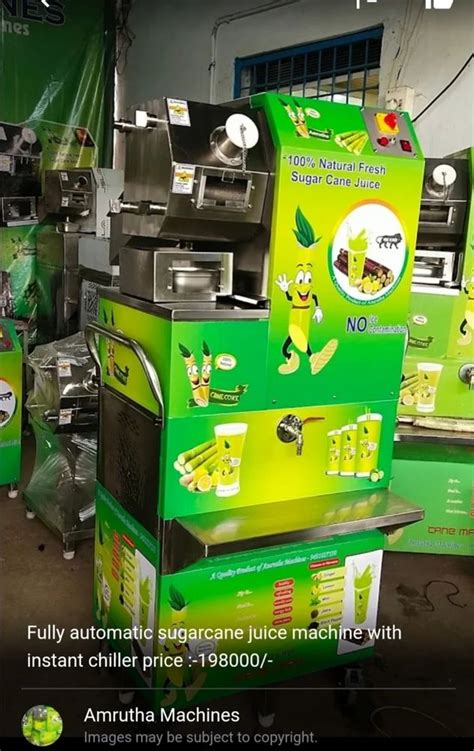Sugarcane Juice Machine - 4 Roller Sugarcane Machine With Inbuilt Dust ...