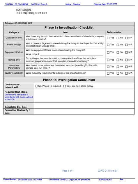 Image result for Level 1 Procedure Checklist
