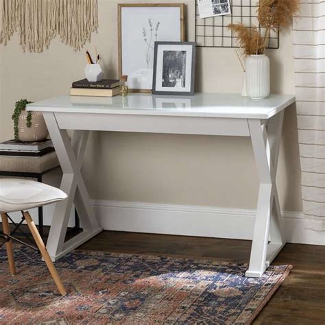 FURNISHIAA White Elegant Study & Writing Table for Home & Office, Mult ...