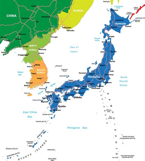 Japan Map - Guide of the World