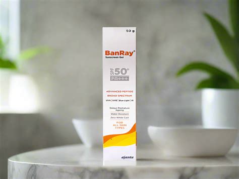 Banray Advanced Peptide Sunscreen Gel SPF 50+ PA+++ by Sarin Skin ...