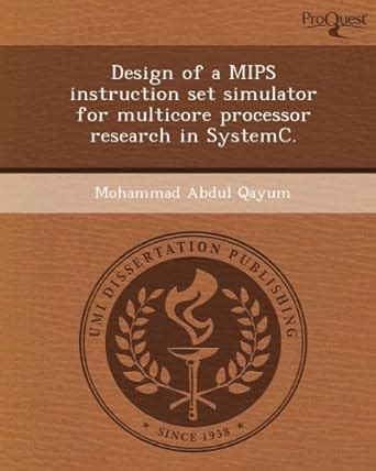 Design of a MIPS Instruction Set Simulator for Multicore Processor ...