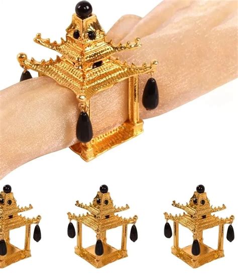 Pagoda-Shaped Napkin Ring – Style De Tisch