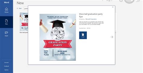 Image result for How to Use Microsoft Word to Create a Graduation Invite