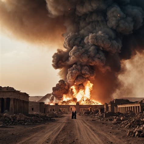 Destruction of Sodom and Gomorrah | Stable Diffusion Online