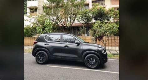 Here Is India’s First Modified Kia Sonet “Dark Edition” – Details » Car ...