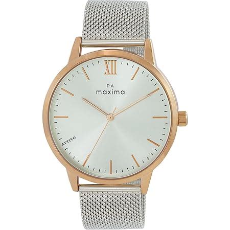 Buy Maxima Attivo Collection Analog Black Dial with Rose Gold case and ...