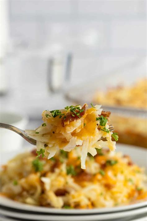 Cheesy Hash Brown Casserole - The Kitchen Magpie