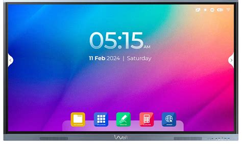 AIWaft 75 Inches Touch Display Interactive Flat Panel 4K Touch Screen ...