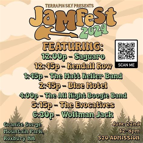 Wolfman Jack at the keene Jam fest!, Granite Gorge Mountain Park, Keene ...