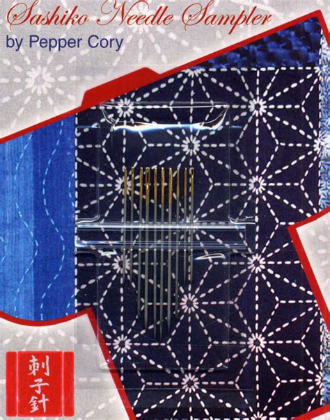 Blue Feather Sashiko Needle Sampler, Assorted Sizes, 10 per Package ...