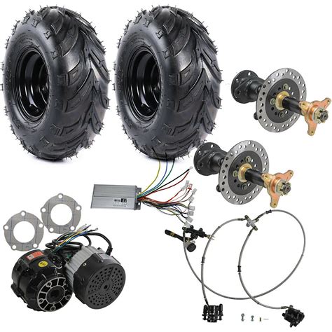 Buy 48V 1000W Electric Differential Motor 30 inches Rear Axle 6 inches ...