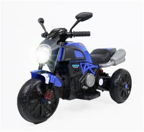Buy SKYA STAR 3 Wheel Indian Bike Rechargeable Battery Operated Ride On ...