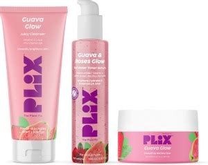The Plant Fix Plix Guava Regime Glowy Skin Hydrating Cleanser, Toner ...