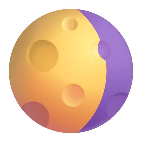 🌖 Waning Gibbous Moon Emoji