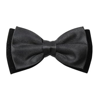 Buy Peluche Solid Twining Black Bow Tie at Amazon.in