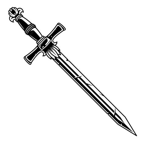 Medieval Sword Drawing