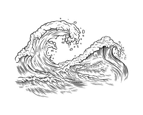 Wave drawing Images - Free Download on Freepik