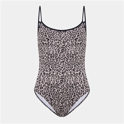 Brave Soul | Animal Print Bodysuit | Grey Animal/Blk | SportsDirect.com