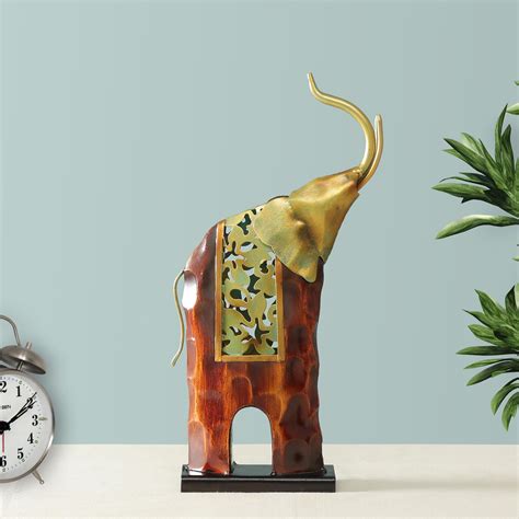 Buy VEDAS Metal Elephant Figurine from Vedas at just INR 5199.0