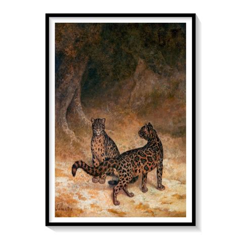 Buy Clouded Leopards Animal Painting & Art Prints Online India at Best ...