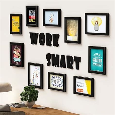 Art Street Motivational Quotes Fremd Posters Simple Life Theme Set of 9 ...