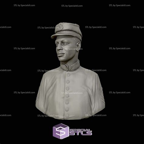 Lewis Henry Douglass Bust 3D Printing Models | SpecialSTL