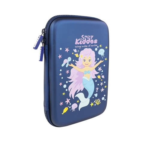 Buy Smily Single Compartment Pencil Case (Black) For School Kids Online ...
