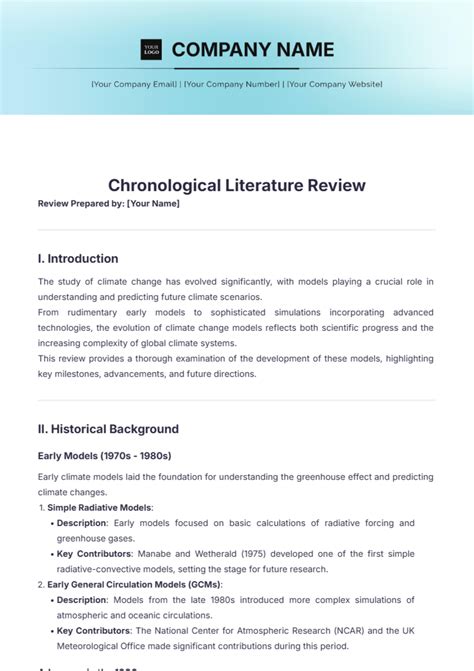FREE Literature Review Templates - Edit Online & Download | Template.net
