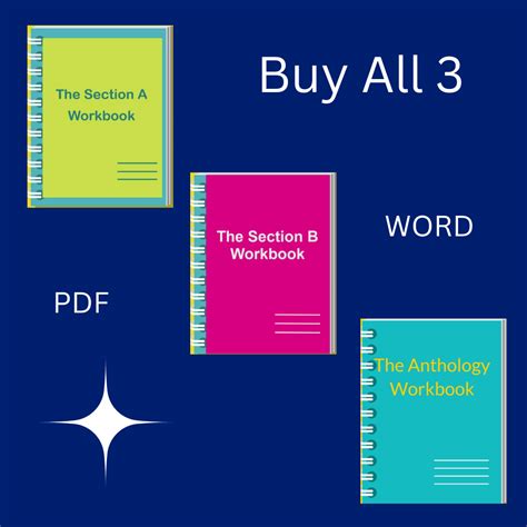3 Written Workbooks Bundle [PDF] | Arts Pool
