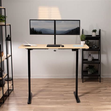 Buy VIVO Electric Height Adjustable 60 x 24 inch Stand Up Desk, Light ...