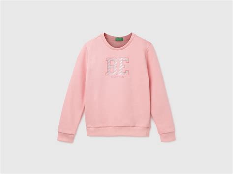 Girl's Regular Fit Crew Neck Printed SweatShirt – United Colors of ...