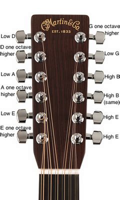 Image result for Twelve-string guitar Tuning