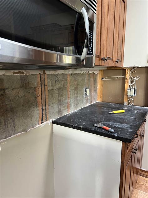 Image result for How to Install Backsplash Over Drywall