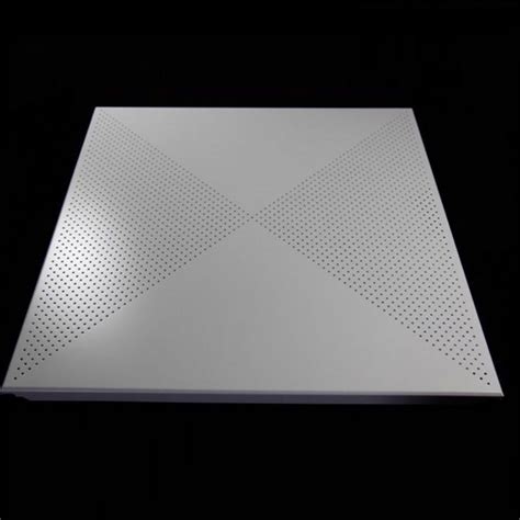 白色简约铝扣板 烤漆工程铝天花板 方形600铝扣板_铝天花-河北兴旺装饰建材厂