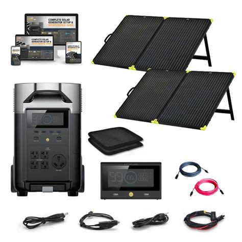 Image result for Solar Battery Generator System Kit