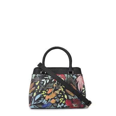 Buy Women Black Floral Meadow Mini Top-Handles Bag Online at The ...