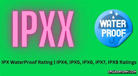 Image result for IPX Waterproof Rating Chart