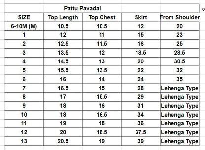 Kids Grand Green Pink Aari Work Pattu Pavadai PPP640 – Prince N Princess