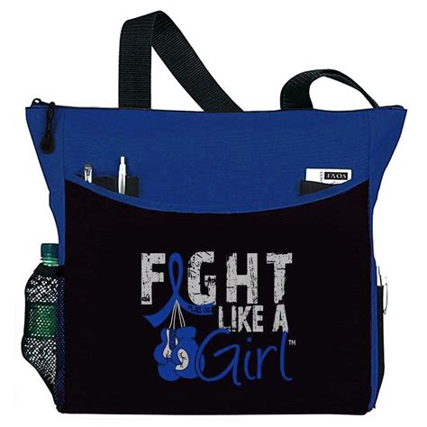 Buy Fight Like a Girl Boxing Glove Tote Bag"Dakota" in Blue for Colon ...