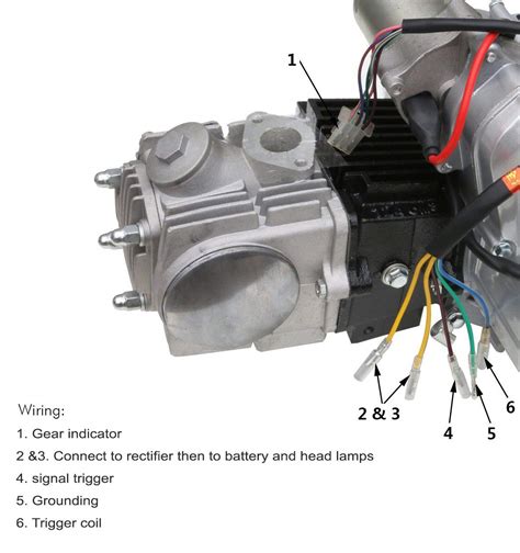 WPHMOTO 125cc 4-Stroke Semi-Auto Motor Engine for India | Ubuy