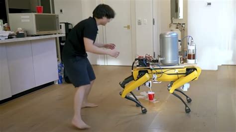 Spot The robot Dog Now Pees Beer For Some Reason! - Tech