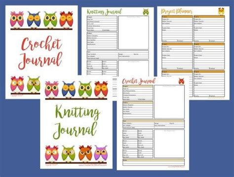 crochet project journal