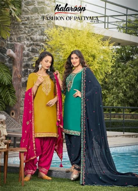 KALAROOP FASHION OF PATIYALA VOL 35 FULLSTITCH PATIALA STYLE SALWAR ...