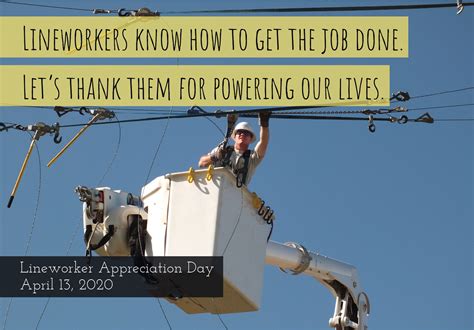 Happy National Lineworker Appreciation Day - Dawson Public Power District