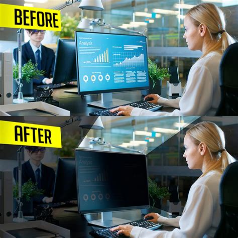 Installing Computer Privacy Screen Vintez 的图像结果