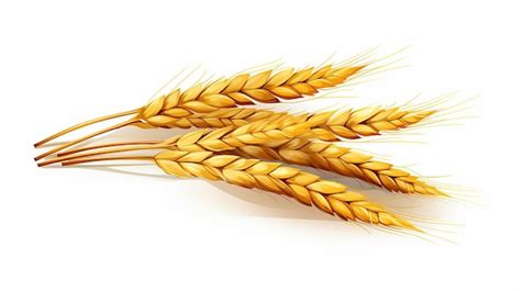 Wheat ears with the word wheat on the bottom | Premium AI-generated image