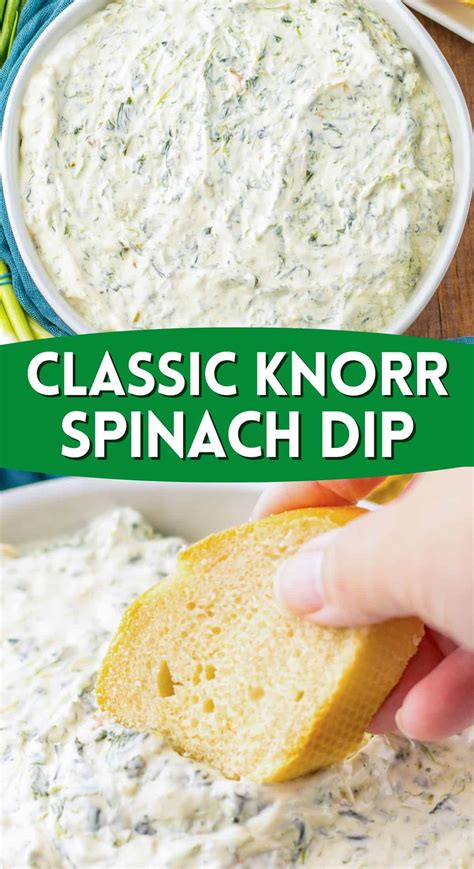 Classic Knorr Spinach Dip Recipe